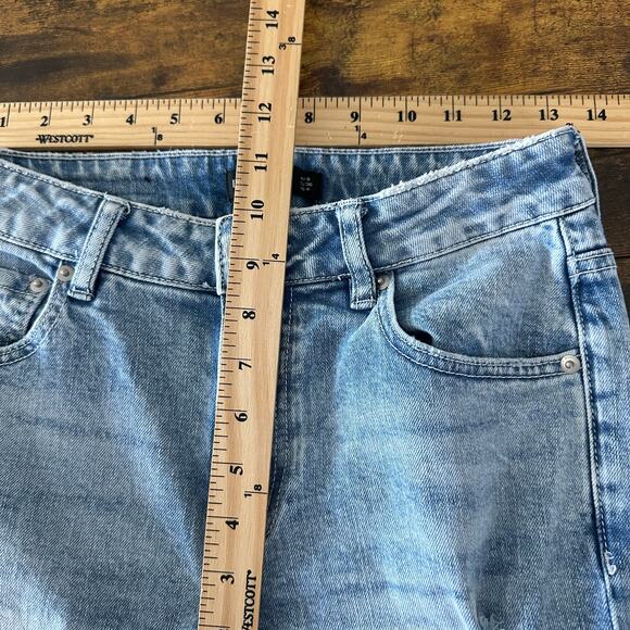 Decjuba ripped girlfriend jeans size 4 light wash cropped australia - Picture 9 of 11